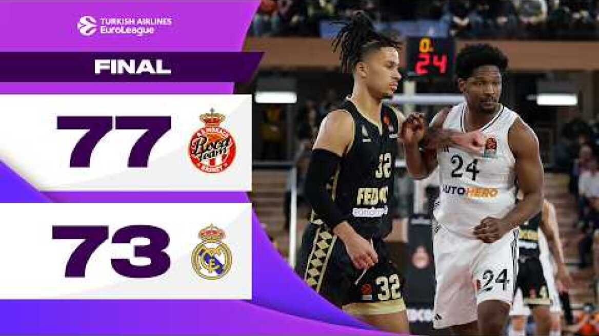 NINETEEN Turnovers TOO MUCH for Madrid | AS Monaco - Real Madrid | BASKETBALL HIGHLIGHTS R24 2024-25