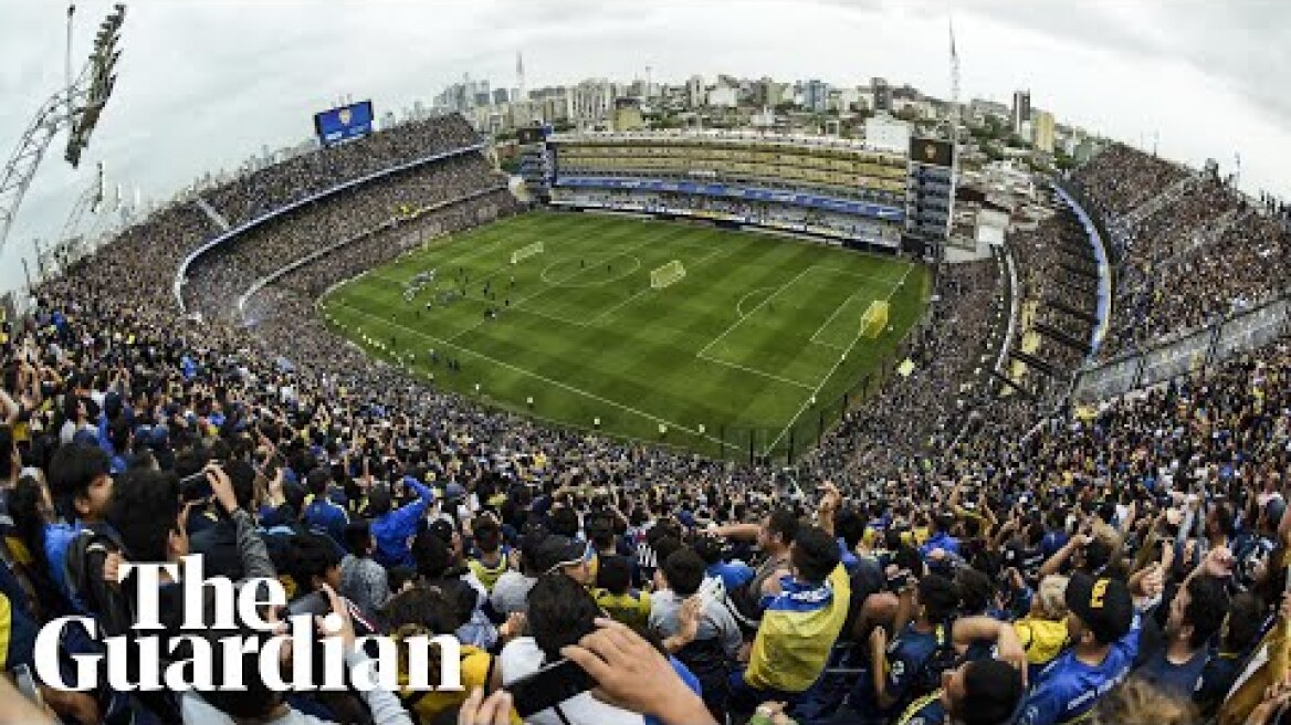 Boca Juniors fans fill La Bombonera to watch training before Copa Libertadores final