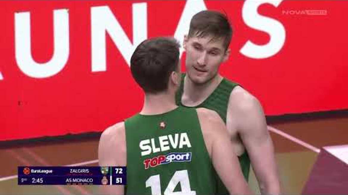 Ζάλγκιρις Κάουνας – Μονακό: 104–87 (MD 26, 3/2/26)