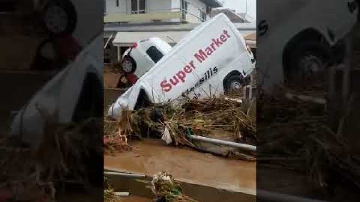 Κακοκαιρία στο Ηράκλειο Κρήτης