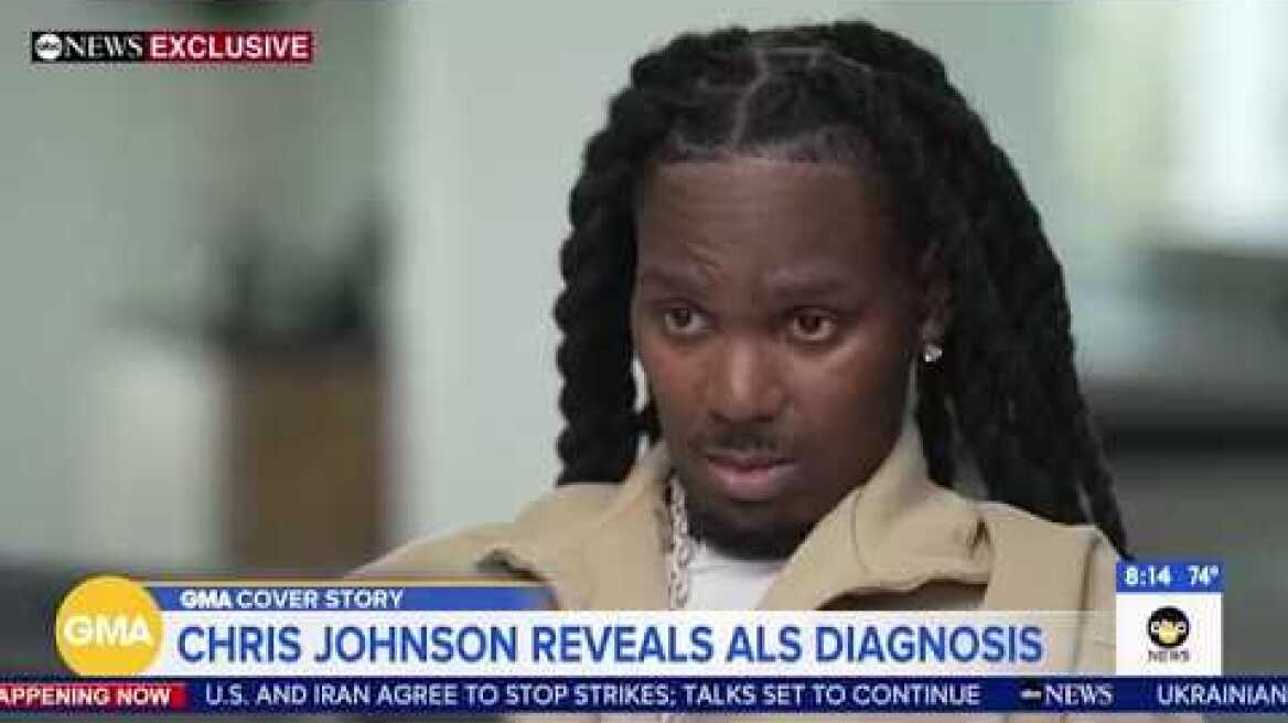 Former NFL star Chris Johnson reveals ALS diagnosis at 39