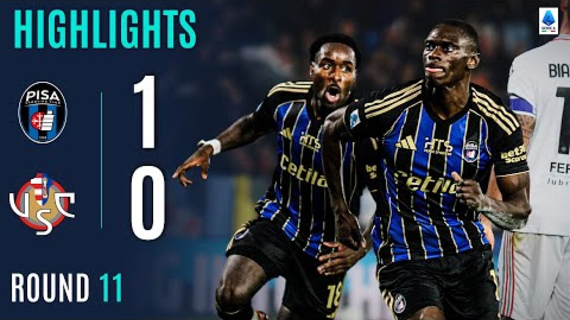 PISA-CREMONESE 1-0 | HIGHLIGHTS | Tourè Secures First Win For Pisa | Serie A 2025/26