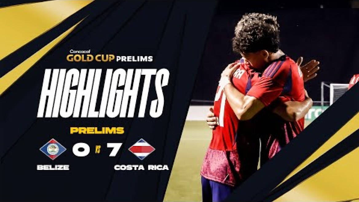 Belize vs Costa Rica | 2025 Concacaf Gold Cup Prelims