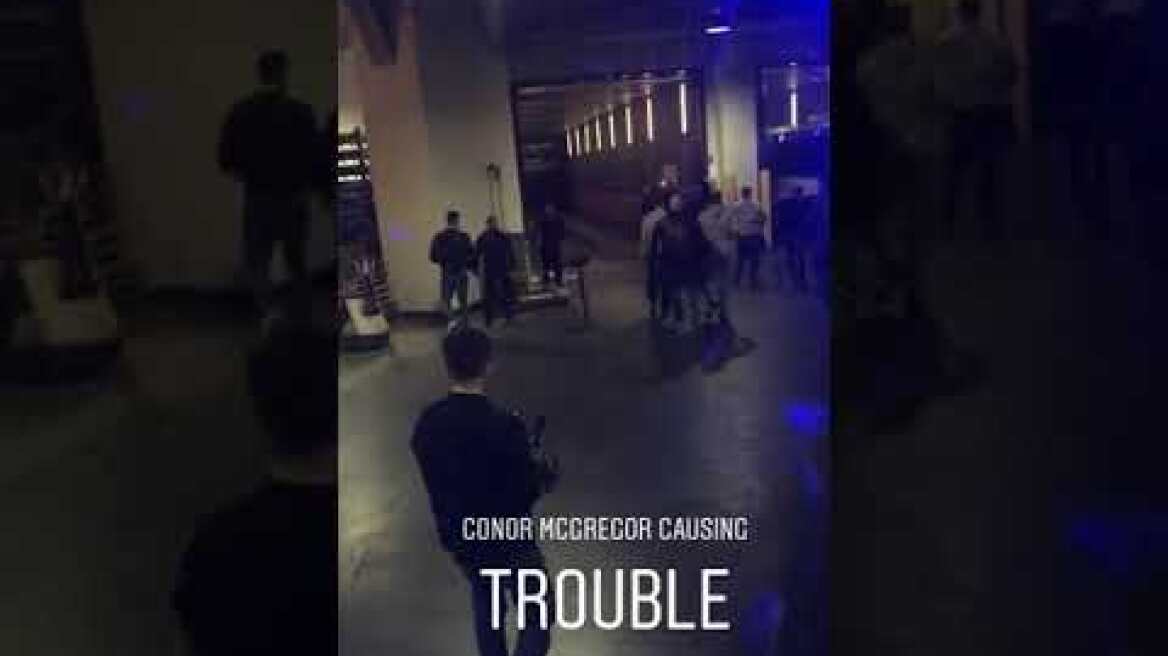 Conor McGregor and His Entourage Go Crazy Backstage During UFC 223 Arrival