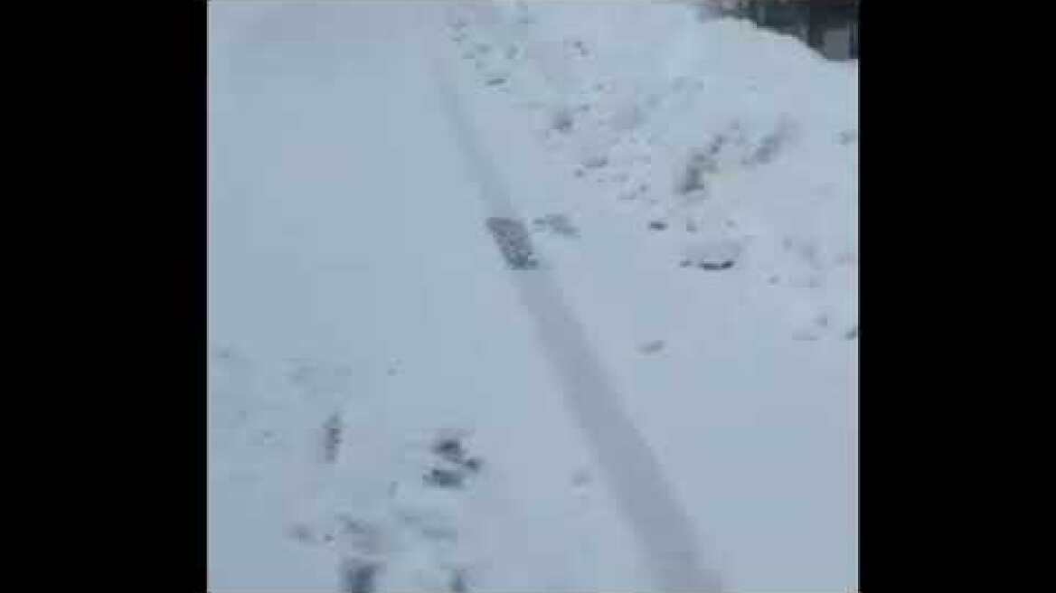 Τουλάχιστον μισό μέτρο χιόνι στην ορεινή Εορδαία