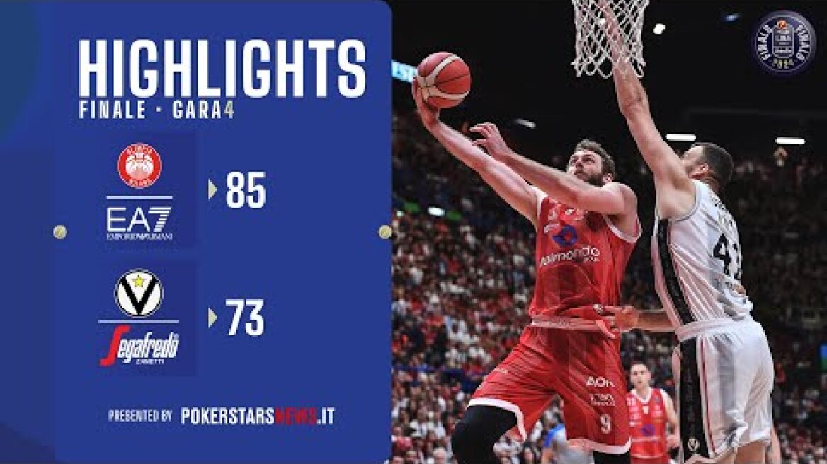EA7 Emporio Armani Milano - Virtus Segafredo Bologna | Finale | Gara-4