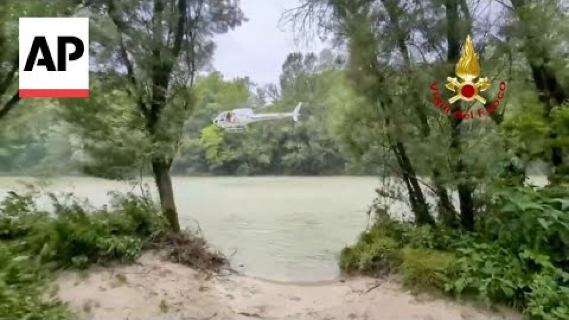 Two bodies recovered amid search for people swept away by flooded Udine river in Italy