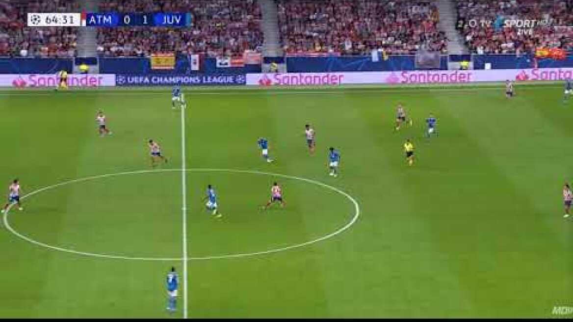 Matuidi Goal - Atletico Madrid vs Juventus 0-2