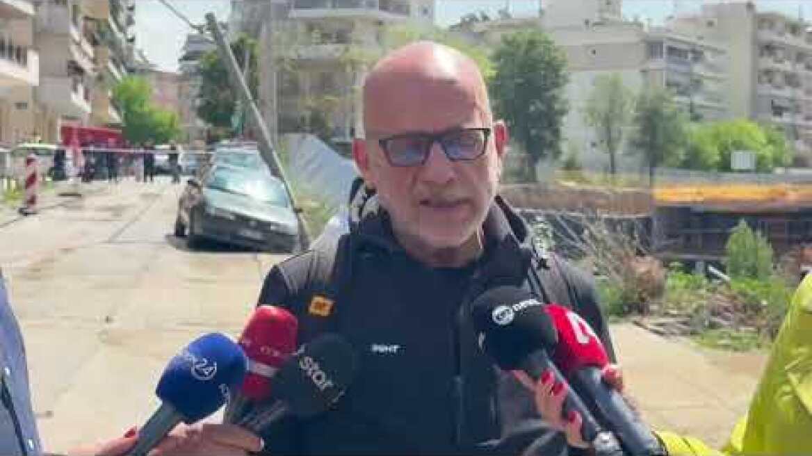 Θεσσαλονίκη: Υποχώρησε τοιχίο κατά τη διάρκεια εργασιών