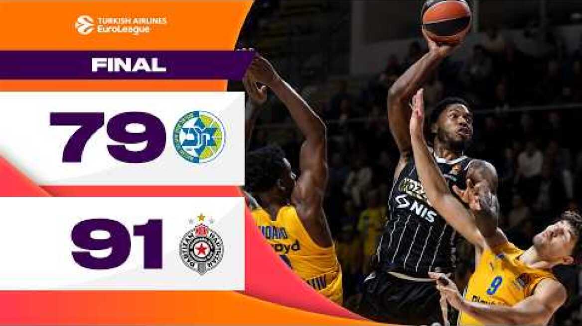 Brown's 20 Secures Win | Maccabi -Partizan | R4 Basketball Highlights 2024-25