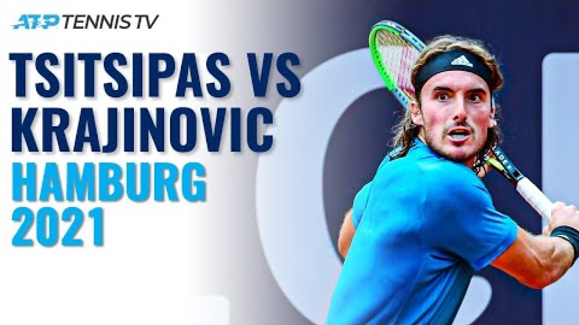 Stefanos Tsitsipas vs Filip Krajinovic | Hamburg 2021 Highlights