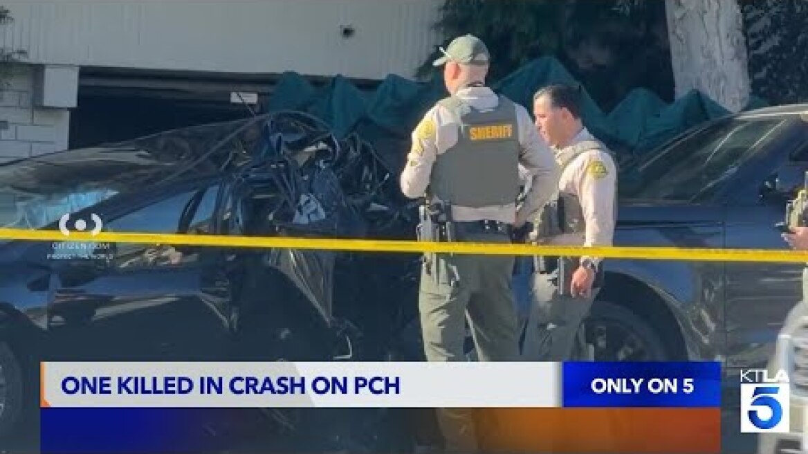 Man killed after teen driver slams into him on PCH in Malibu