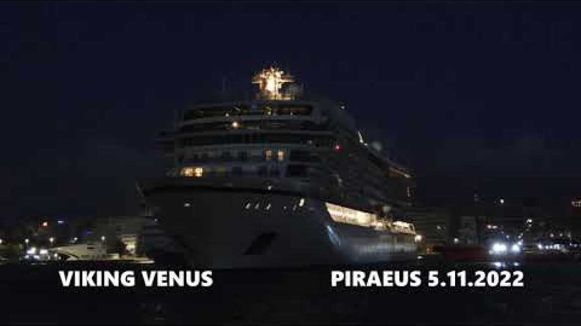 VIKING VENUS departure from Piraeus Port