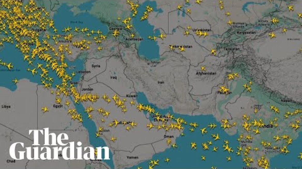 Thousands of flights avoid Iran after Israeli strikes
