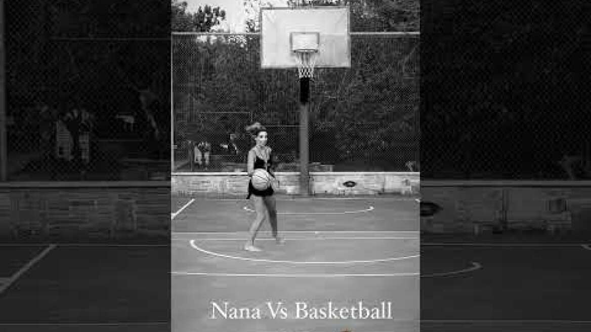 H Αθηνά Οικονομάκου έπαιξε μπάσκετ