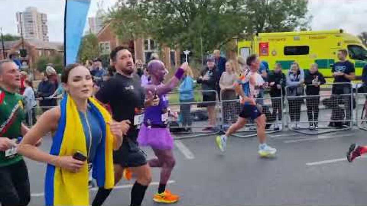 Miss Ukraine London Marathon 2022