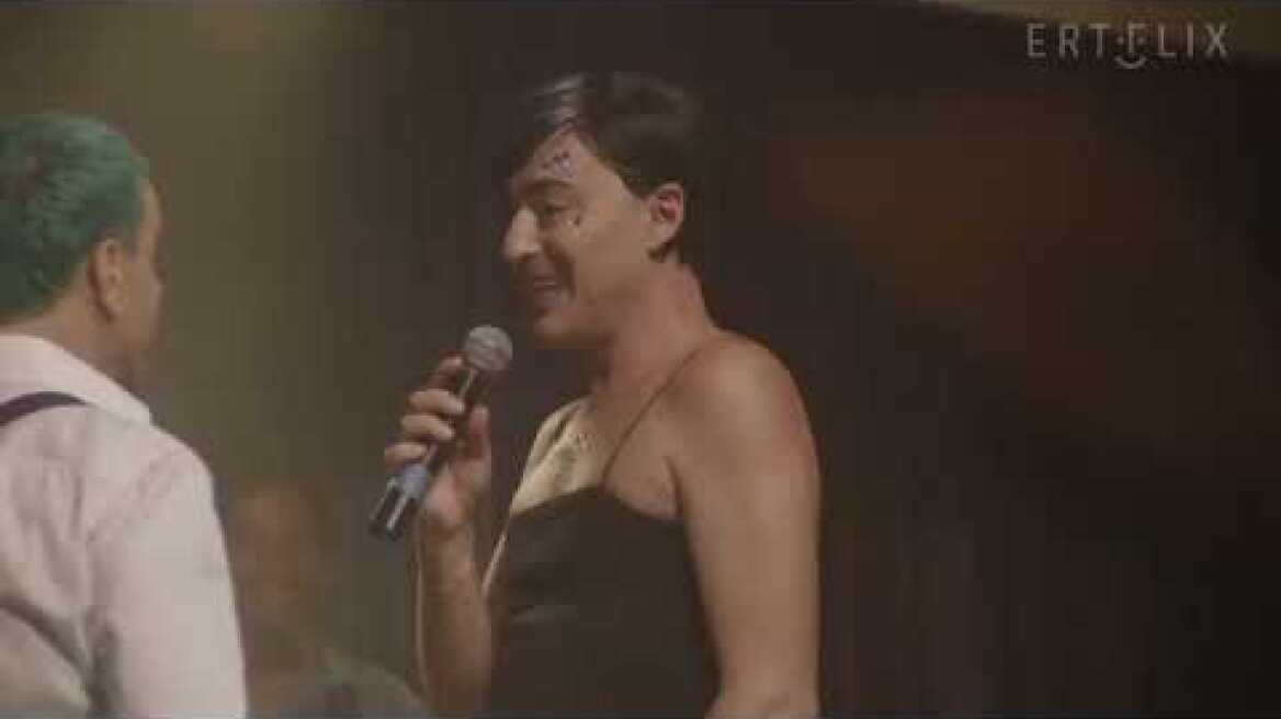 Το Gucci φόρεμα - Γιώργος Μαζωνακης Θανάσης Αλευράς Φοίβος Δελιβοριάς στη σειρά της ΕΡΤ "Τα νούμερα"