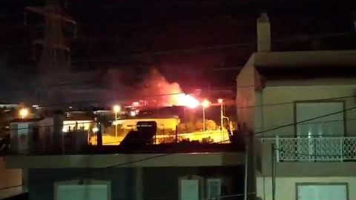 Φωτιά Οικισμός "Γεννηματάς", Άνω Λιόσια, 23.10.2019