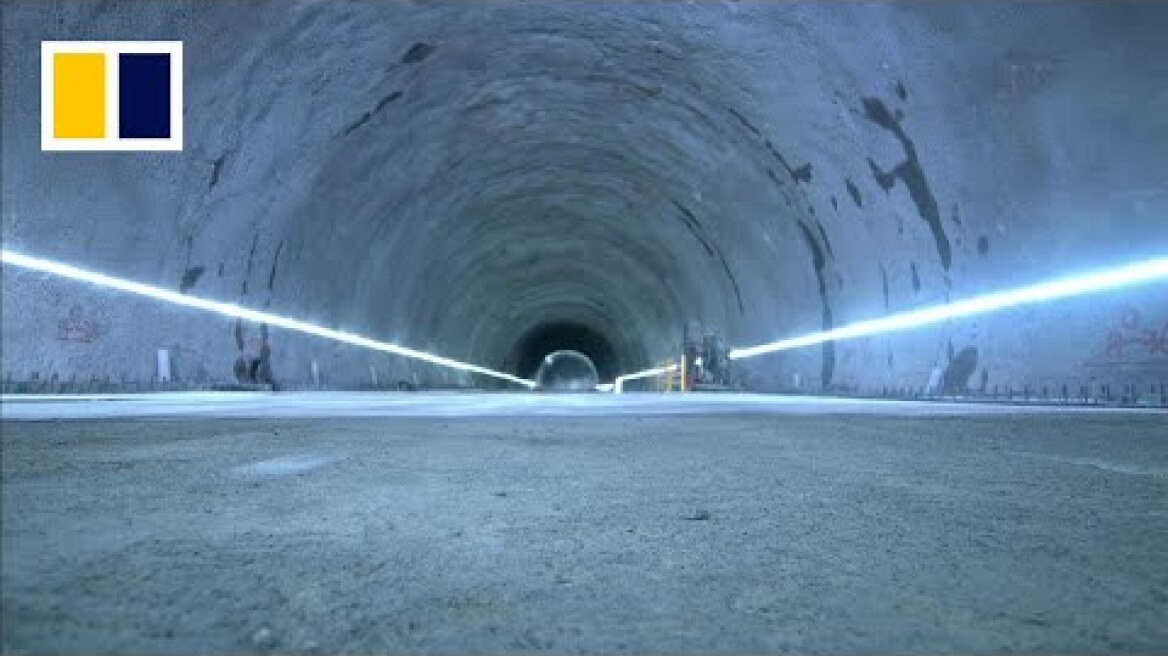 China builds world’s longest expressway tunnel