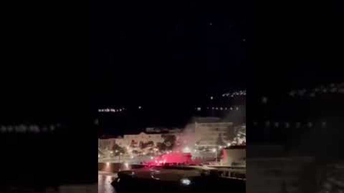 Πανηγυρισμοί ολυμπιακού στην Αιδηψό (2)