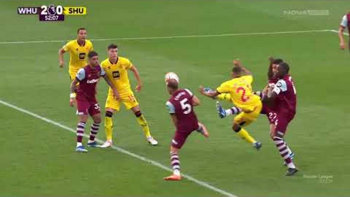 Γουέστ Χαμ-Σέφιλντ Γιουνάιτεντ: 2-0 (MD 7, 30/09/2023)