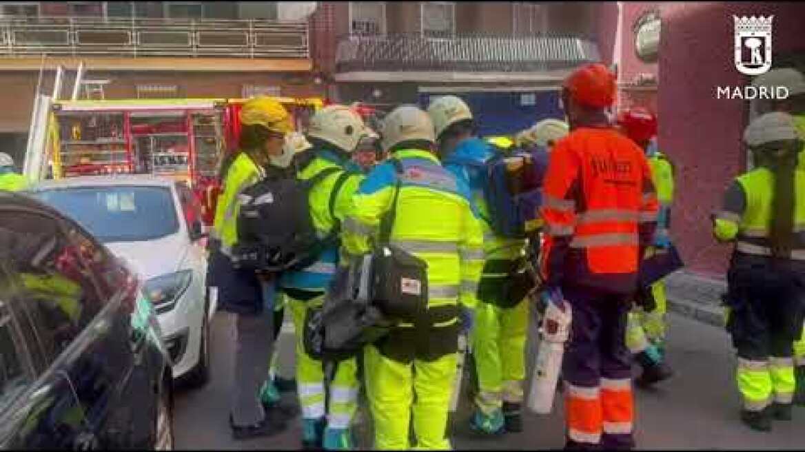 Explosión bar calle Manuel Maroto