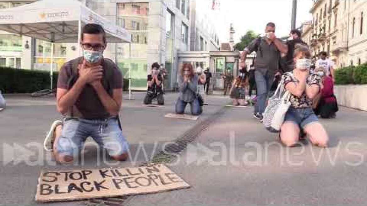 Milano, manifestazione sotto consolato Usa: "Giustizia per George Floyd"