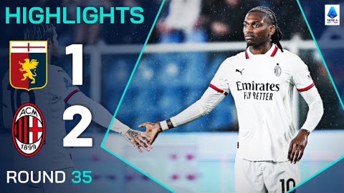 GENOA-MILAN 1-2 | HIGHLIGHTS | Leao Sparks the Rossoneri Comeback | Serie A 2024/25