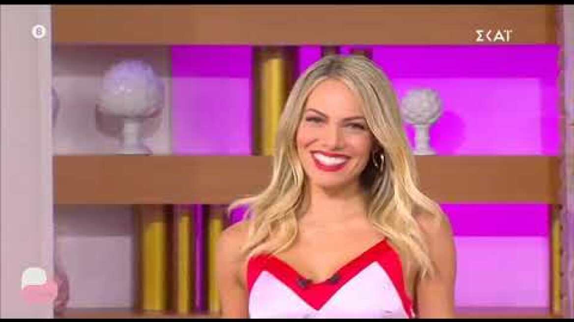 Ιωάννα Μαλέσκου πρεμιέρα εκπομπής στον SKAI