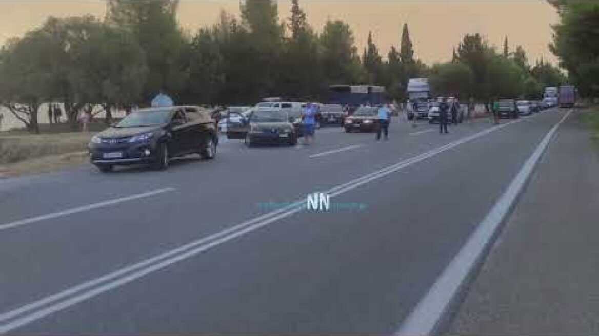 Nafpaktia news:Τεράστιο το μέτωπο της πυρκαγιάς στην Ιτέα - Είχε κλείσει η εθνική οδός