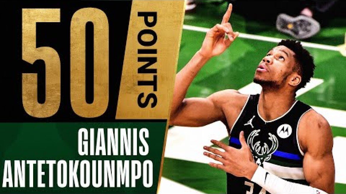 Giannis LEGENDARY 50 PTS & 5 BLOCKS in EPIC Close Out Performance 🤯