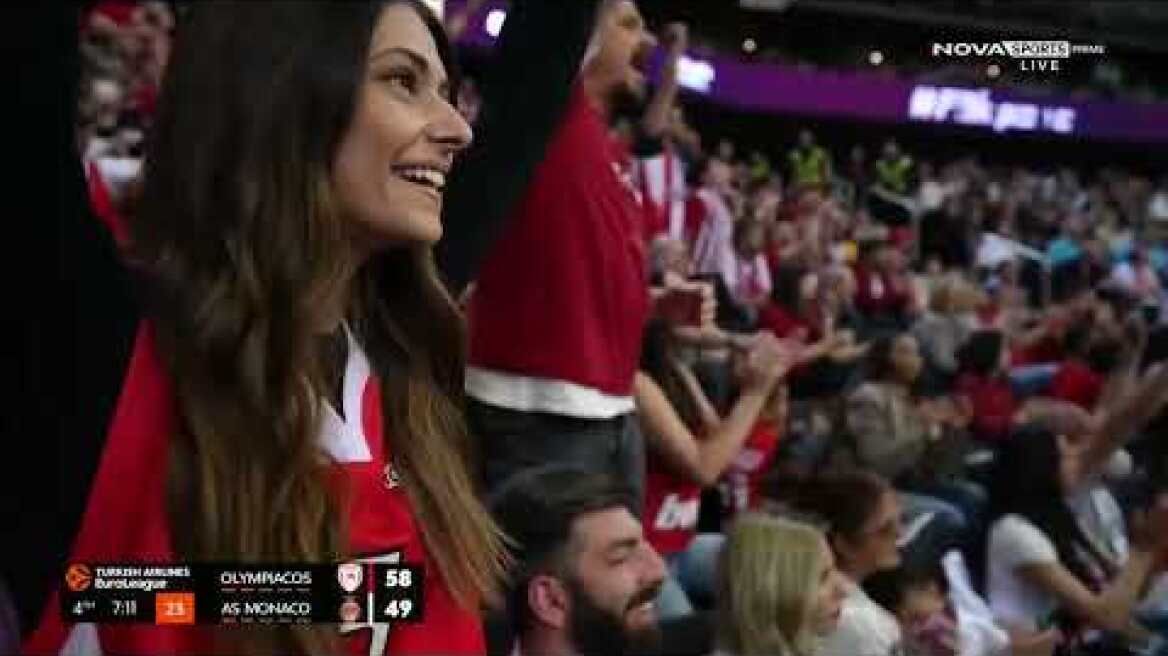 Ολυμπιακός-Μονακό: Οι 76 πόντοι της ερυθρόλευκης πρόκρισης στον τελικό (vid)