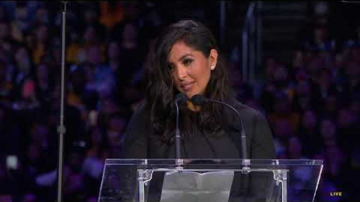 Vanessa Bryant Delivers Heartfelt Eulogy to Kobe Bryant