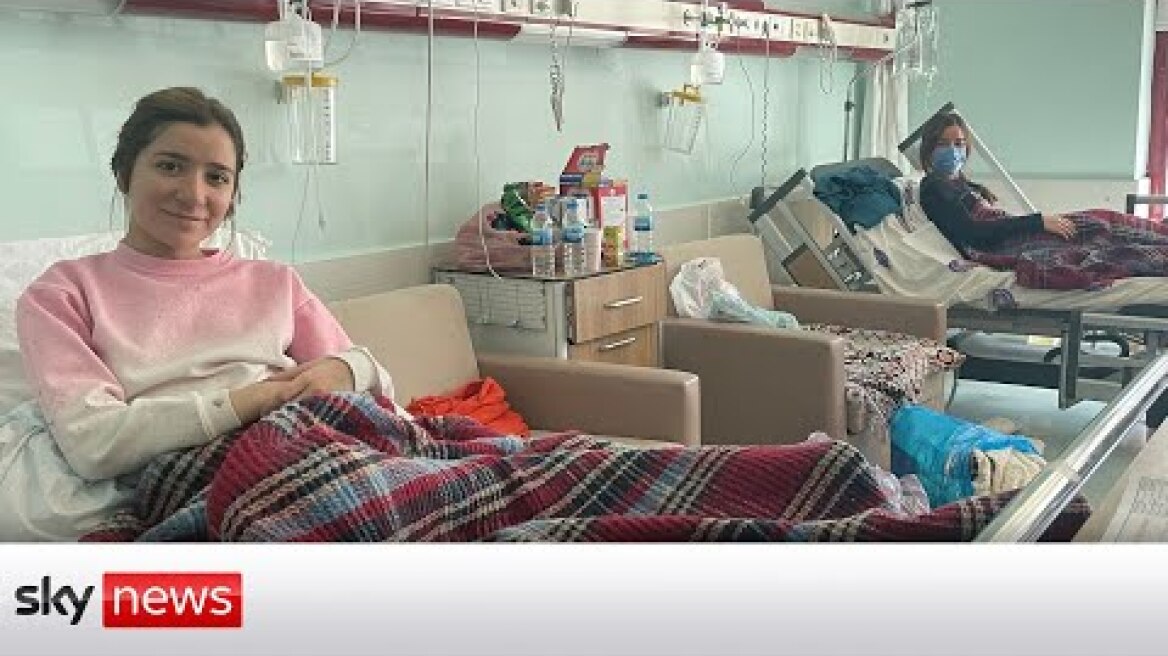 Turkey earthquake: Sisters 'lost hope' before being rescued from rubble after four days