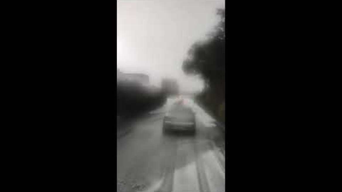 Ισχυρή χαλαζόπτωση στην Ξάνθη - 13/02/24