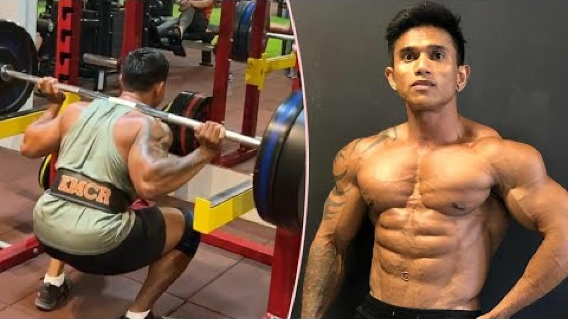 Justyn Vicky Last Gym Video Before death |This will make you cry 😭 😭