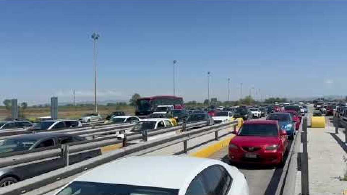 Κίνηση στα διόδια των Μαλγάρων