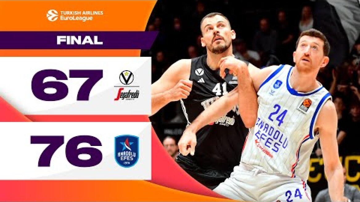 Virtus-Anadolu Efes | RS Round 1 Highlights | 2024-25 Turkish Airlines EuroLeague