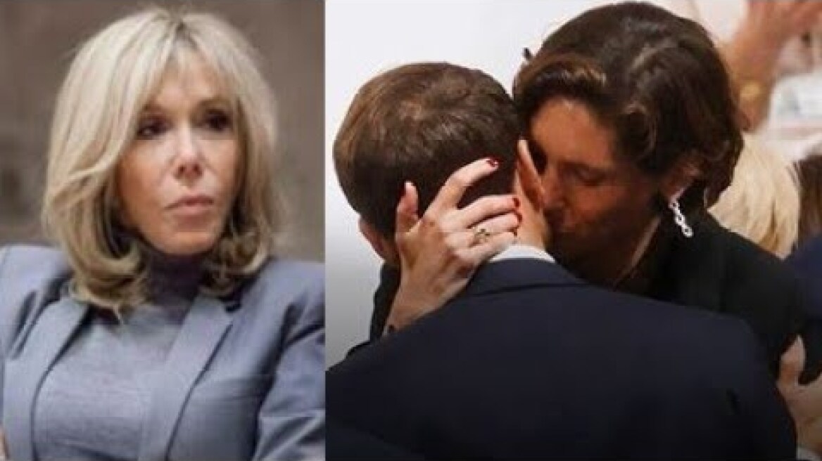Brigitte verte de rage : Emmanuel Macron et Amélie Oudéa Castera s'embrassent en public
