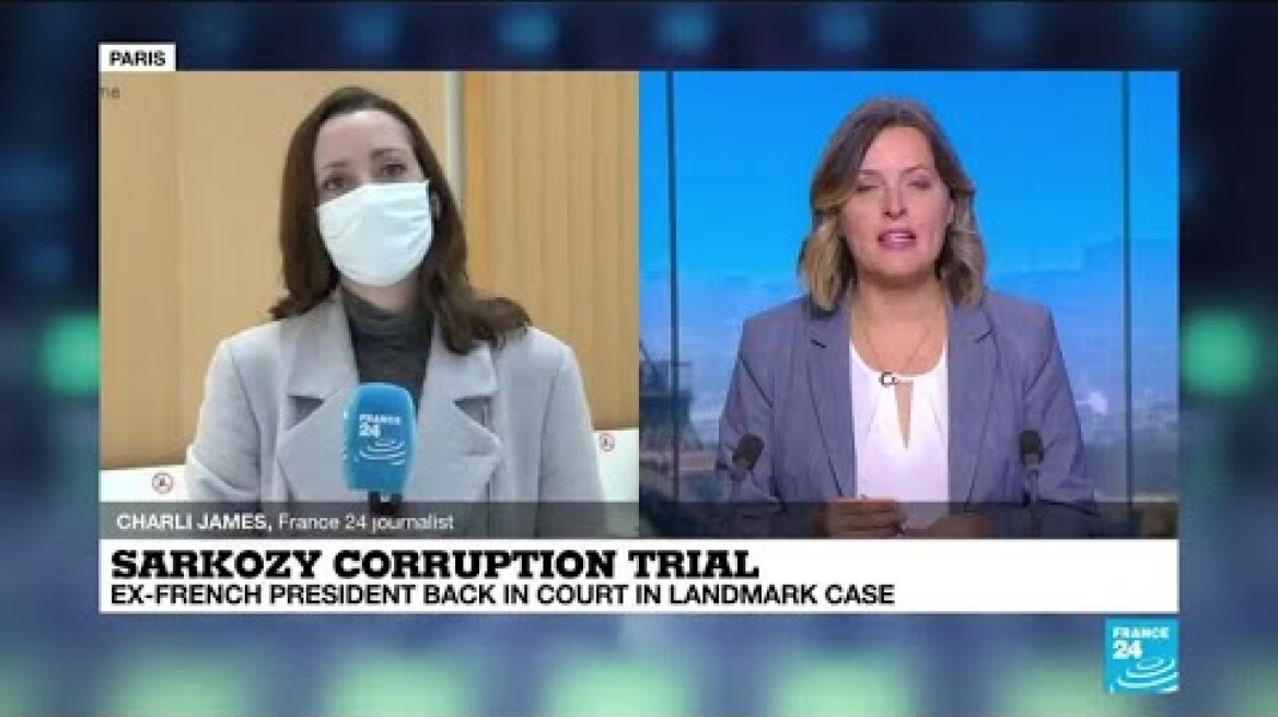 Sarkozy corruption trial: Former French President back in court in landmark case