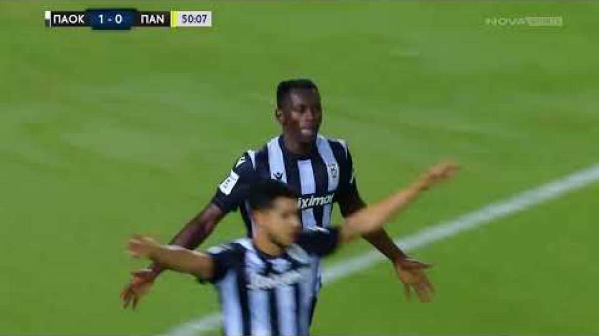 ΠΑΟΚ-Παναιτωλικός: 2-0 (MD 2, 25/08/2024)