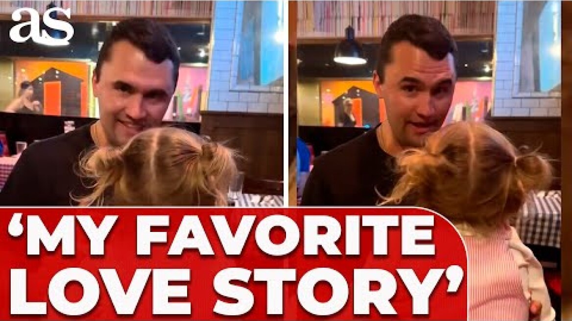 Erika Kirk MELTS HEARTS with video of CHARLIE KIRK sharing their LOVE SORY with daughter
