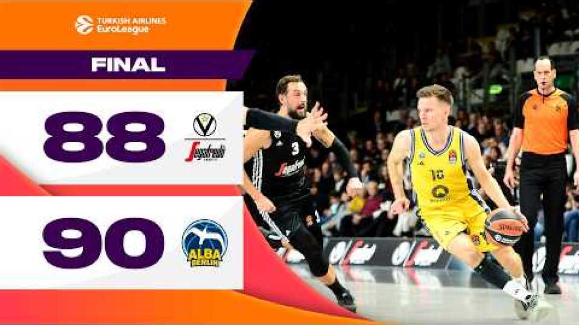 Virtus Segafredo Bologna-ALBA Berlin | RS Round 13 Highlights | 2024-25 Turkish Airlines EuroLeague