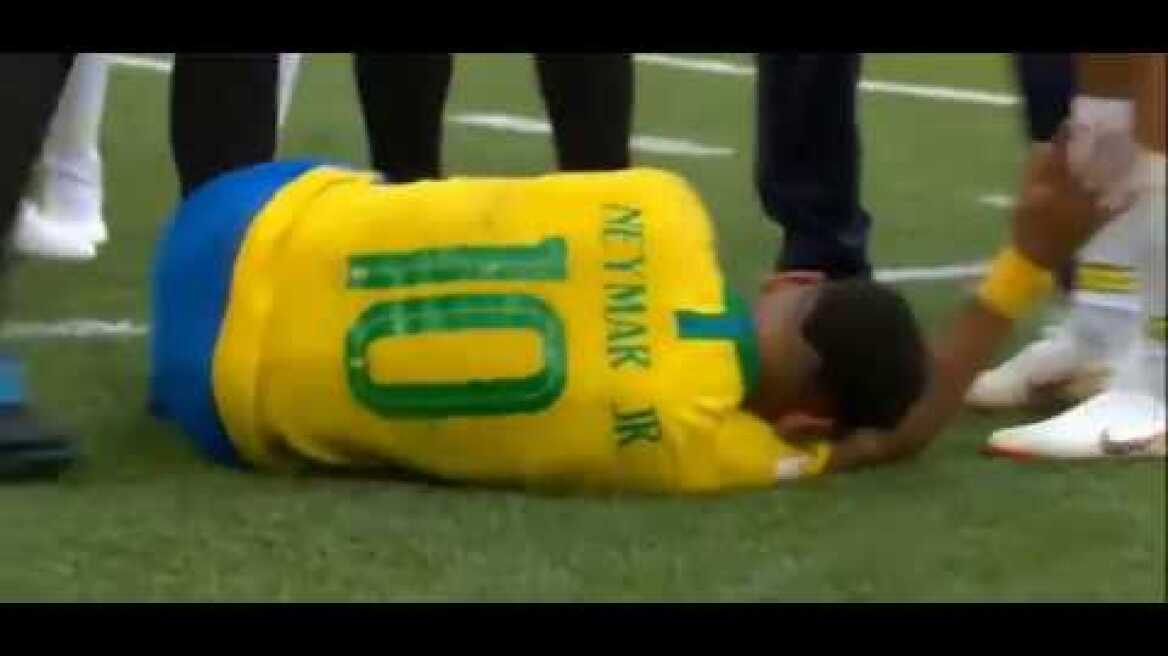 Neymar falling over Part 2 (Laylun Stamp/Step and Roll)