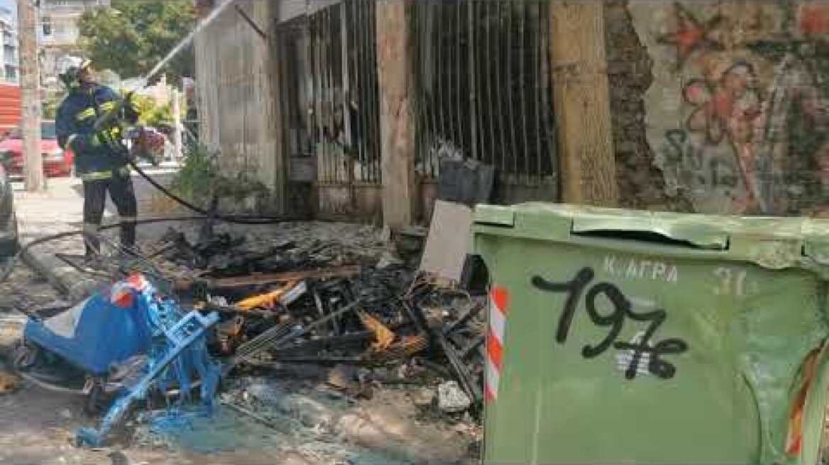 Θεσσαλονίκη: "Συναγερμός" για δύο εστίες φωτιάς που εκδηλώθηκαν ταυτόχρονα στην περιοχή των Συκεών 2