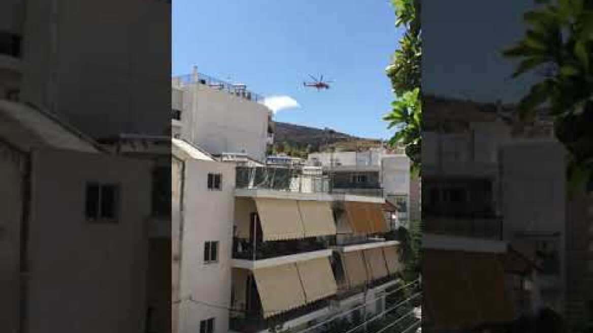 Φωτιά στον Υμηττό: Σε ύφεση το πύρινο μέτωπο