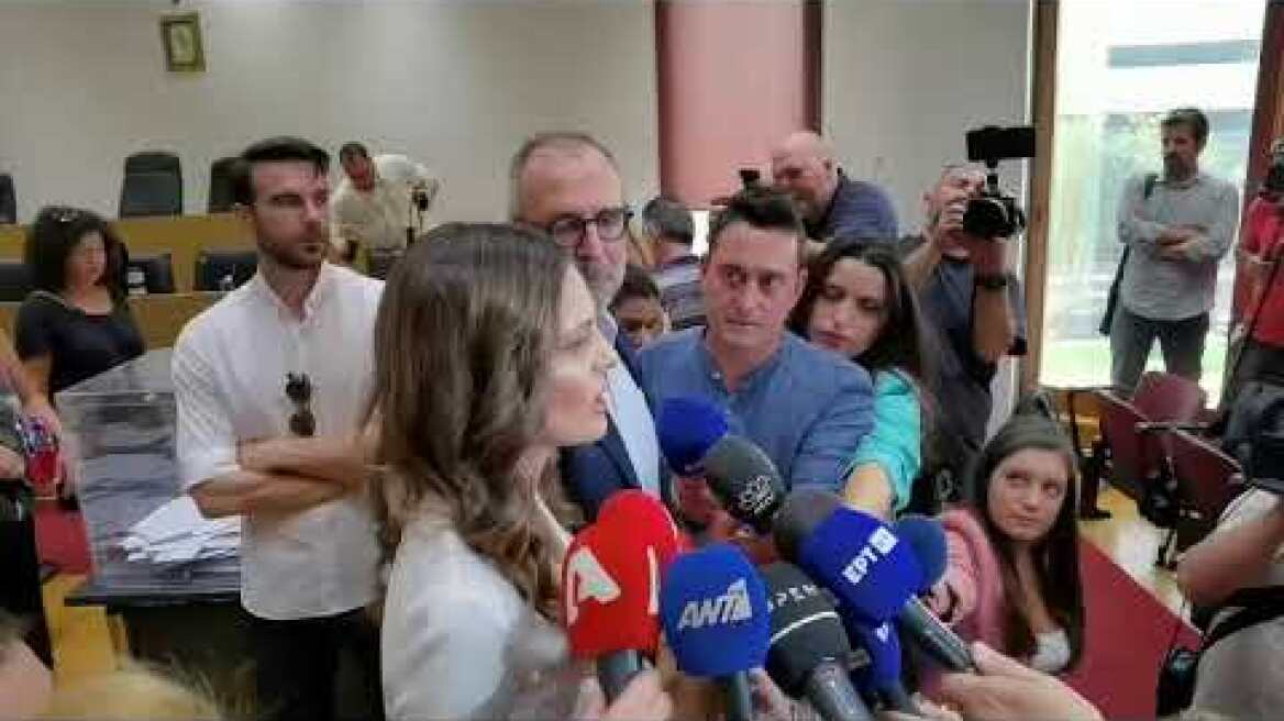 Δήλωση Έφης Αχτσιόγλου από το Αιγάλεω