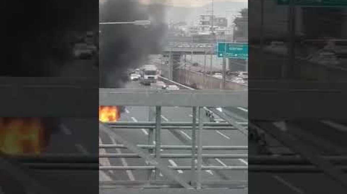 Βαν φωτιά Εθνική Οδός βίντεο 2