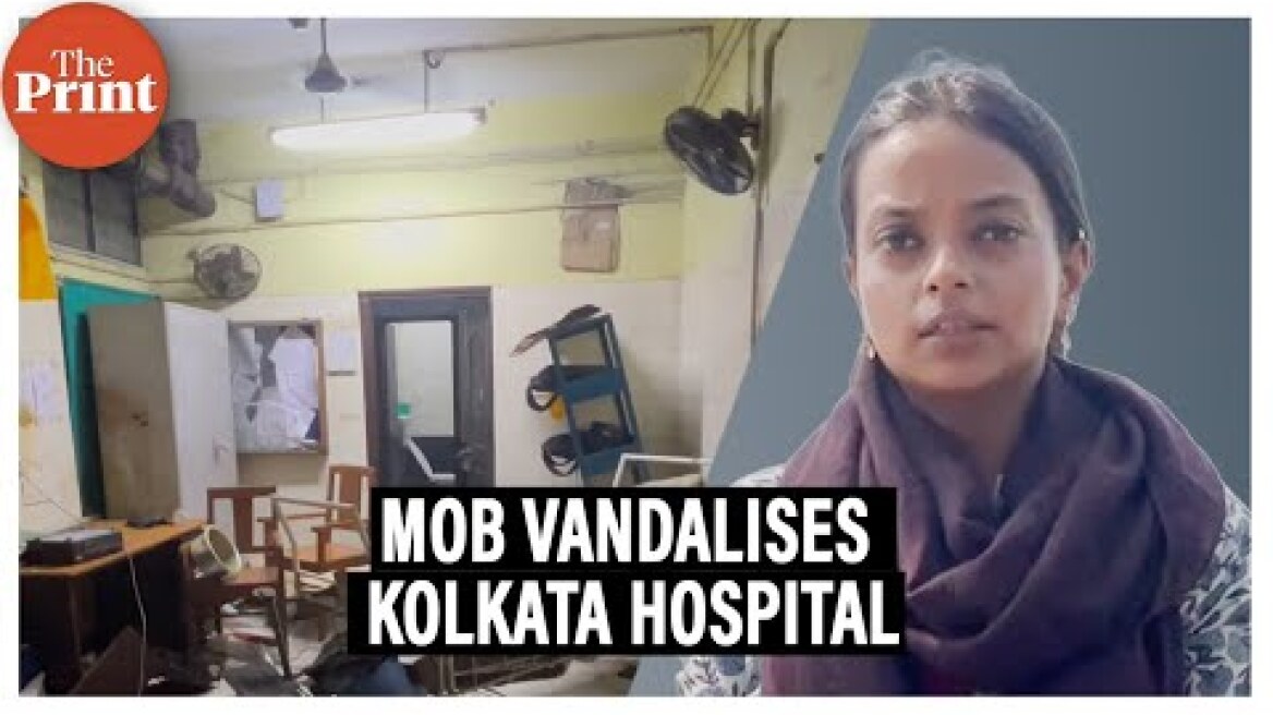 Mob vandalises ground floor of Kolkata’s RG Kar Emergency building, micreants-police clash