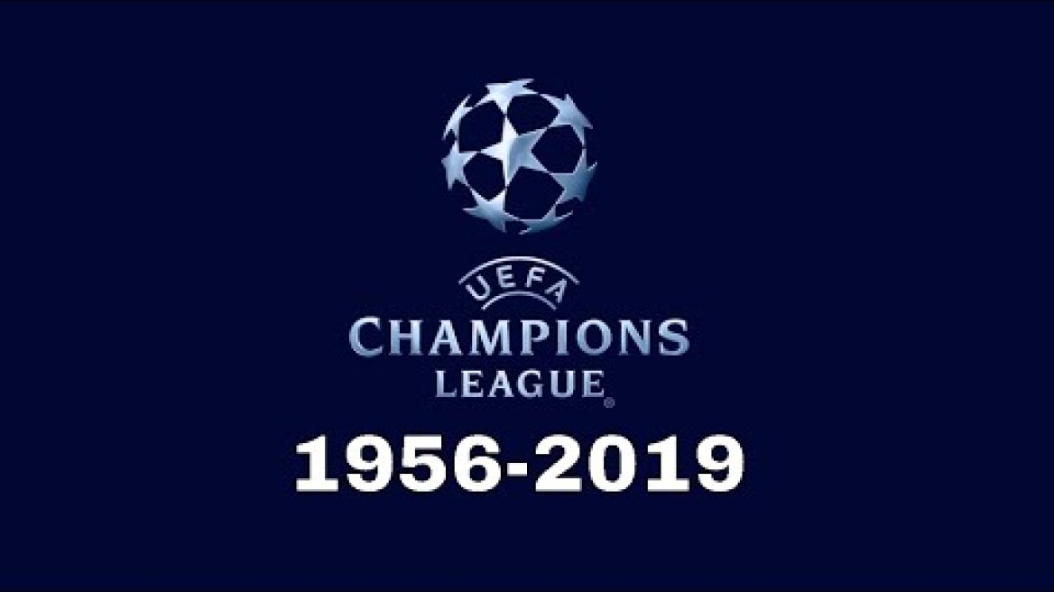 Todas las Finales de la UEFA Champions League y la Copa de Europa 1956 - 2019
